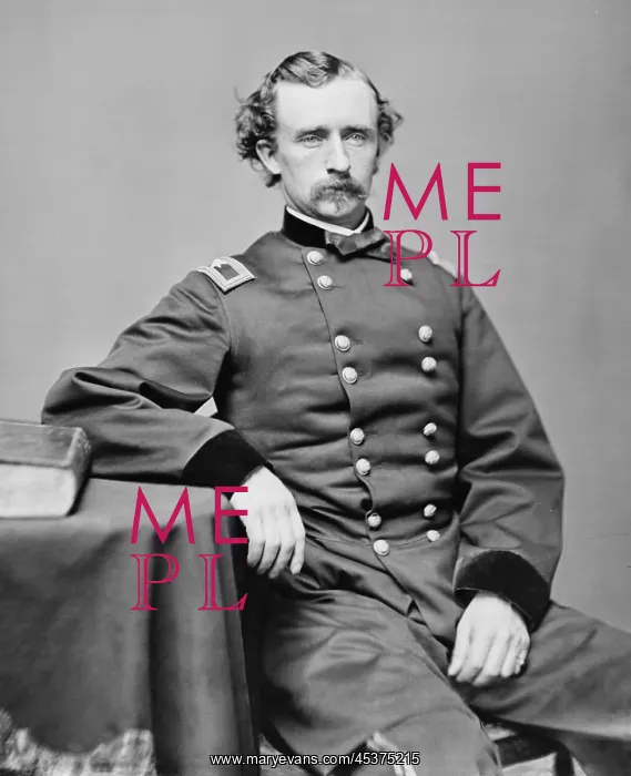 : George Armstrong Custer, in a Brady Studio : George Armstrong Custer, in a Brady Studio