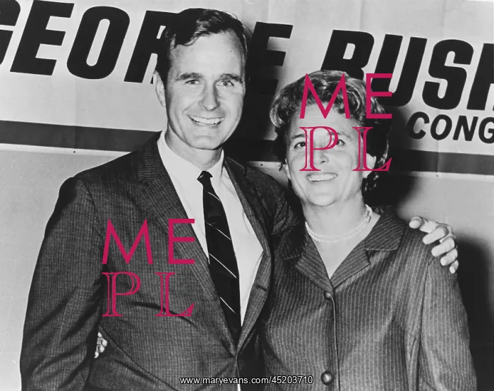 : George and Barbara Bush in Houston Texas ? : George and Barbara Bush in Houston Texas ?