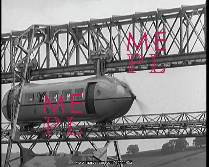 : The George Bennie Railplane Driven By a Propeller : The George Bennie Railplane Driven By a Propeller