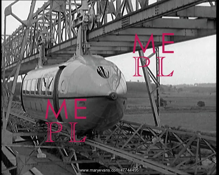 : The George Bennie Railplane Driven By a Propeller : The George Bennie Railplane Driven By a Propeller