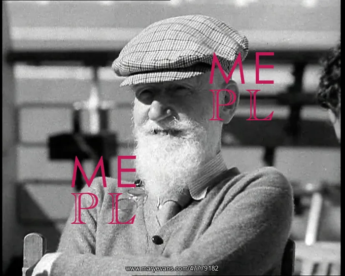 : George Bernard Shaw Being Interviewed : George Bernard Shaw Being Interviewed