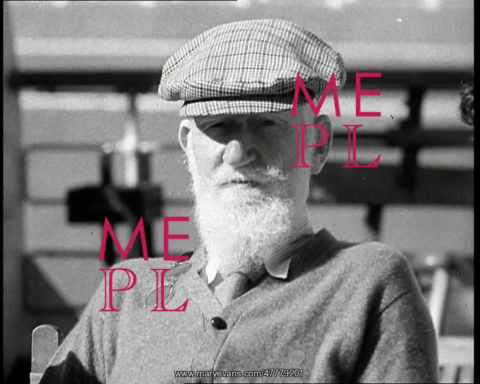 : George Bernard Shaw Being Interviewed : George Bernard Shaw Being Interviewed