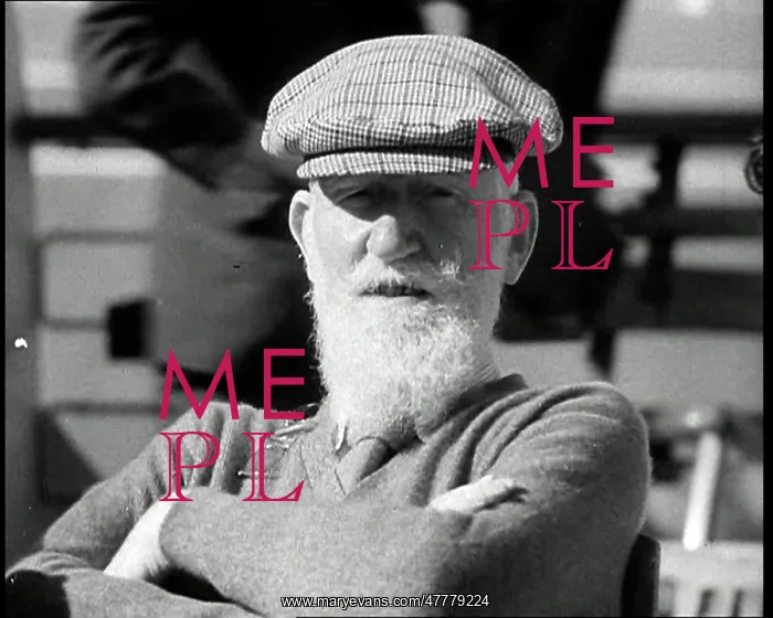 : George Bernard Shaw Being Interviewed : George Bernard Shaw Being Interviewed