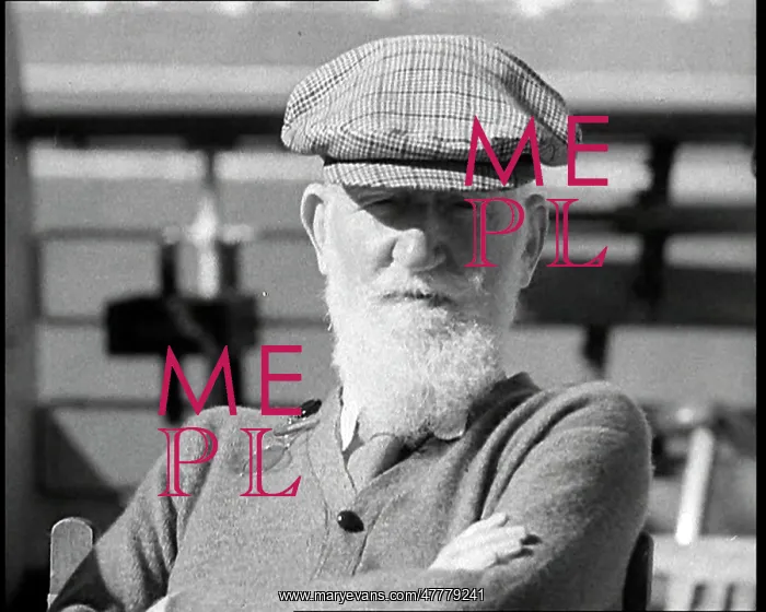 : George Bernard Shaw Being Interviewed : George Bernard Shaw Being Interviewed