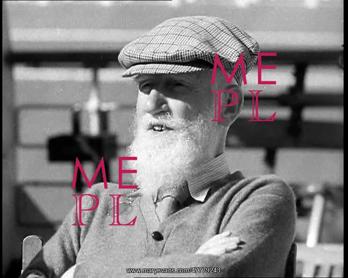 : George Bernard Shaw Being Interviewed : George Bernard Shaw Being Interviewed