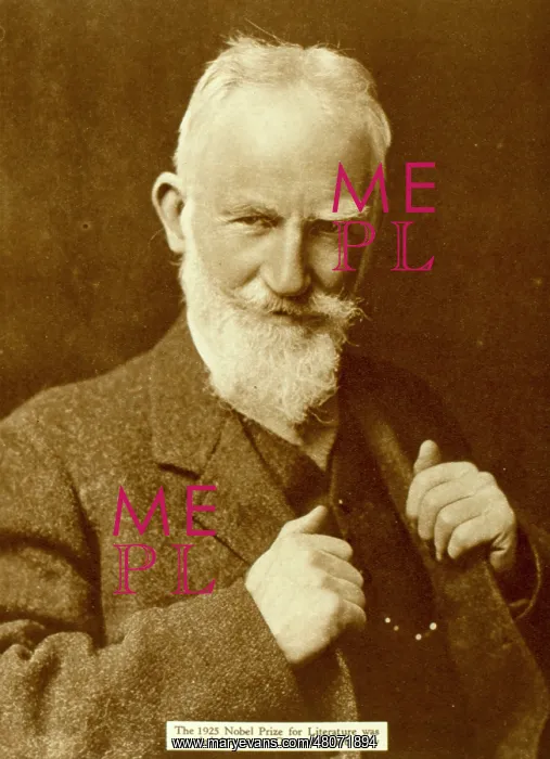 : George Bernard Shaw, Irish author and playwright : George Bernard Shaw, Irish author and playwright