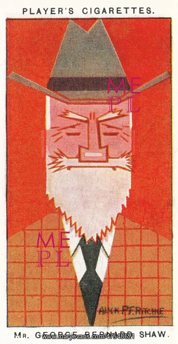: George Bernard Shaw - Irish playwright : George Bernard Shaw - Irish playwright