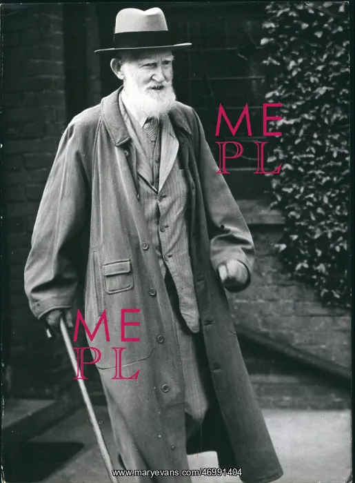  : George Bernard Shaw, playwright, 90th birthday
