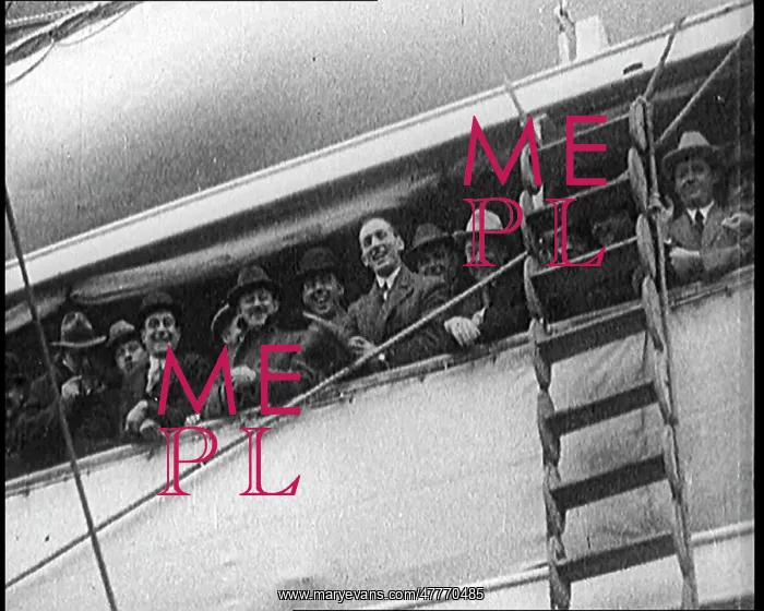 : George Carpentier Looking Down From the Deck of a Ship : George Carpentier Looking Down From the Deck of a Ship