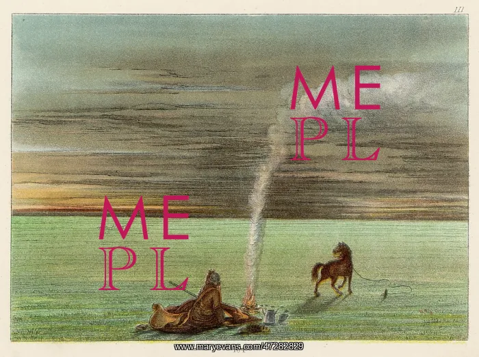 : George Catlin, artist and author, camping on the prairie : George Catlin, artist and author, camping on the prairie