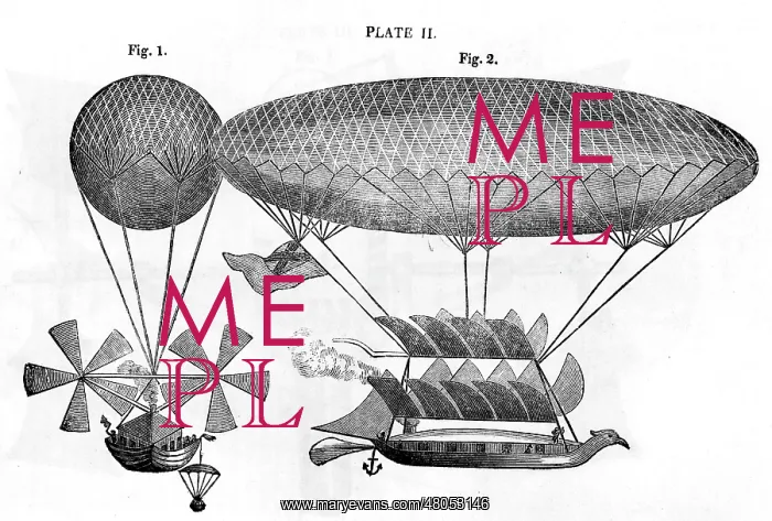 : George Cayley's third design for an airship : George Cayley's third design for an airship