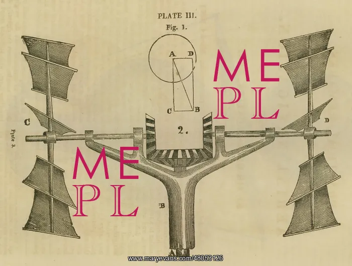 : George Cayley's design (side elevation) : George Cayley's design (side elevation)