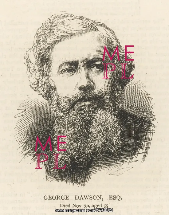 : GEORGE DAWSON, LECTURER : GEORGE DAWSON, LECTURER