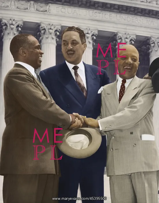 : George E.C.Hayes, Thurgood Marshall, and James : George E.C.Hayes, Thurgood Marshall, and James