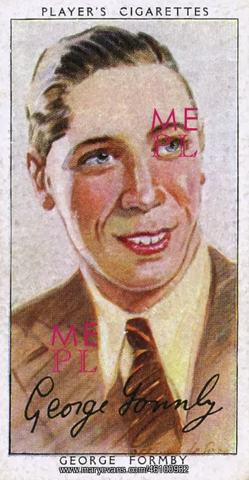: George Formby, English comedy actor and singer : George Formby, English comedy actor and singer