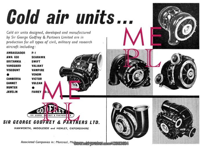 : George Godfrey Air Conditioning & Pressurisation Equipment : George Godfrey Air Conditioning & Pressurisation Equipment
