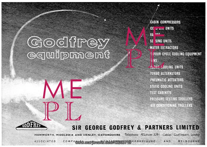 : George Godfrey Air Conditioning & Pressurization Equipment : George Godfrey Air Conditioning & Pressurization Equipment