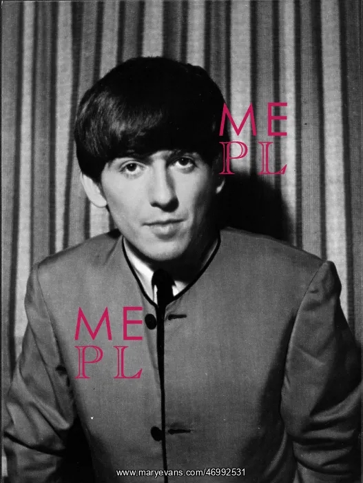 : George Harrison of The Beatles pop group : George Harrison of The Beatles pop group