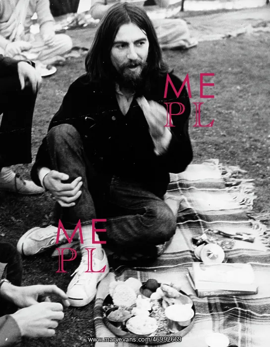 : George Harrison of The Beatles pop group : George Harrison of The Beatles pop group