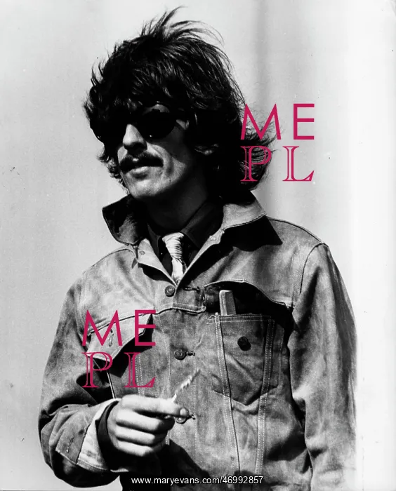 : George Harrison of The Beatles pop group : George Harrison of The Beatles pop group