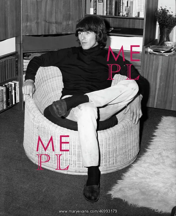 : George Harrison of The Beatles pop group : George Harrison of The Beatles pop group