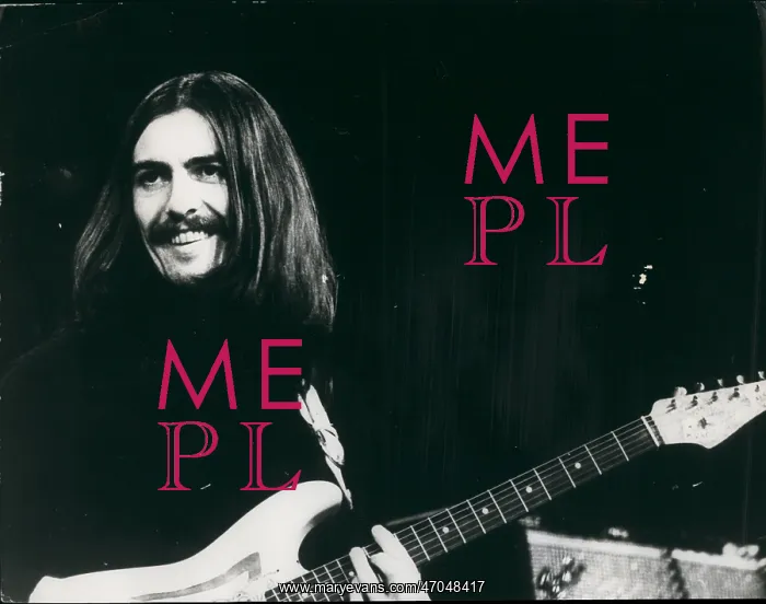 : George Harrison of The Beatles pop group, Copenhagen : George Harrison of The Beatles pop group, Copenhagen