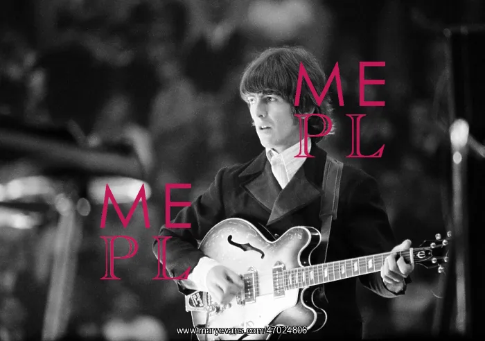 : George Harrison of The Beatles pop group, Essen : George Harrison of The Beatles pop group, Essen
