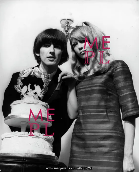 : George Harrison marries model Pattie Boyd : George Harrison marries model Pattie Boyd