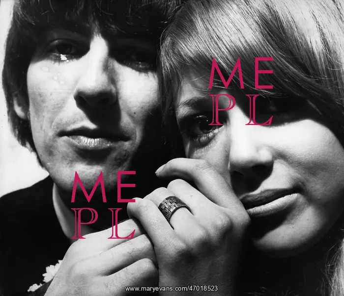 : George Harrison marries model Pattie Boyd : George Harrison marries model Pattie Boyd