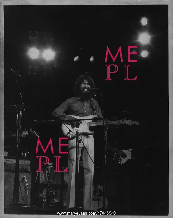 : George Harrison performs at Madison Square Garden : George Harrison performs at Madison Square Garden
