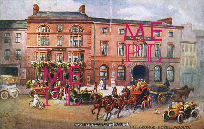 : The George Hotel, Penrith, Cumberland : The George Hotel, Penrith, Cumberland