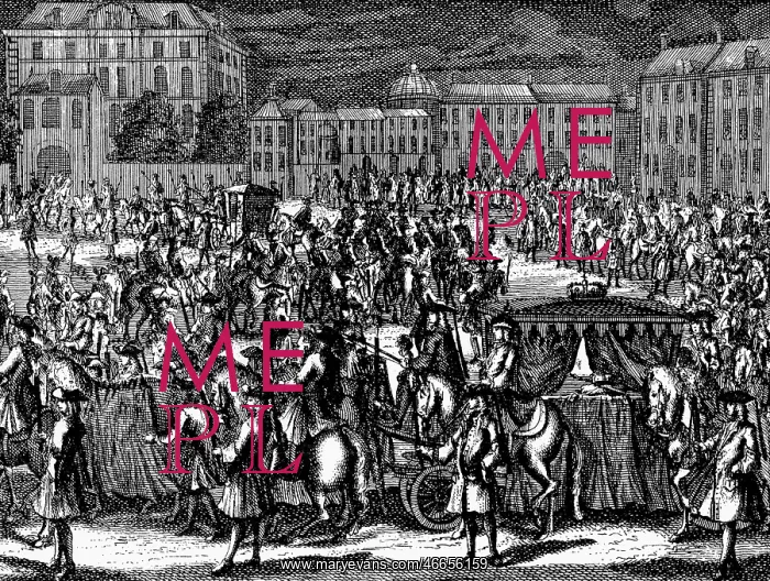 : George I, (1660-1727), funeral procession : George I, (1660-1727), funeral procession