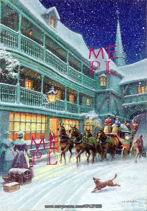  : The George Inn, Southwark snowscene