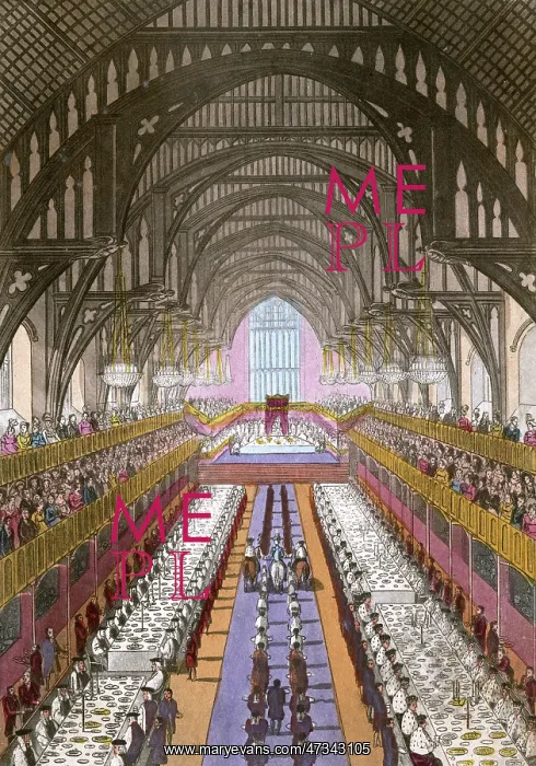 : GEORGE IV BANQUET 1820 : GEORGE IV BANQUET 1820
