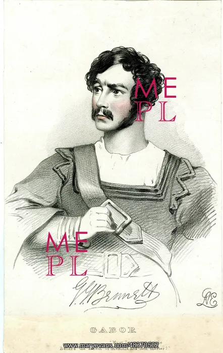 : George John Bennett, actor, in the role of Gabor : George John Bennett, actor, in the role of Gabor