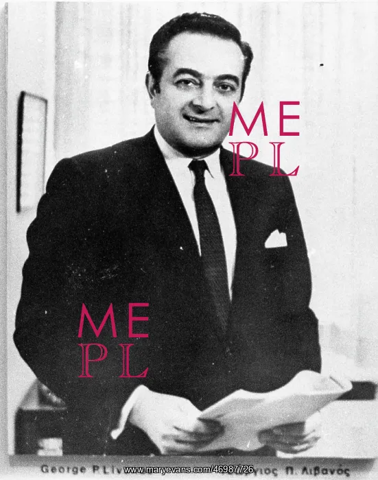 : George Livanos in his office : George Livanos in his office