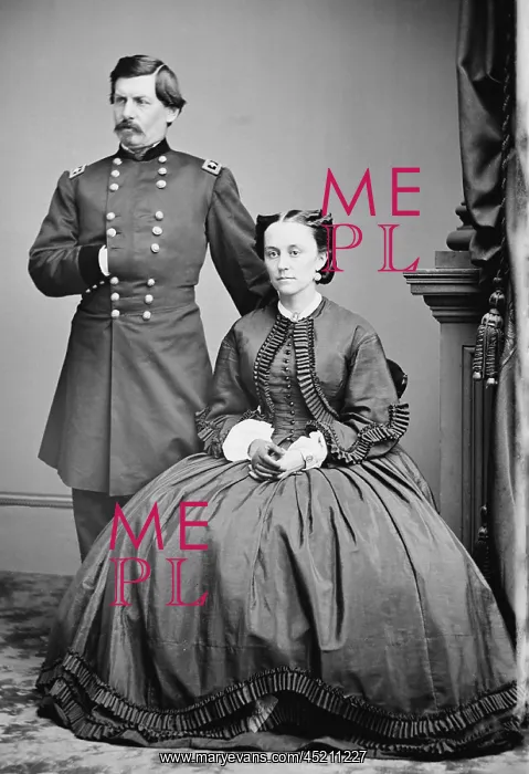 : George McClellan and his wife, Ellen Mary ? : George McClellan and his wife, Ellen Mary ?