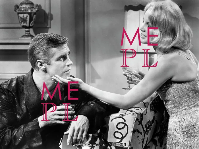 : George Peppard - Caroll Baker - celebrity : George Peppard - Caroll Baker - celebrity