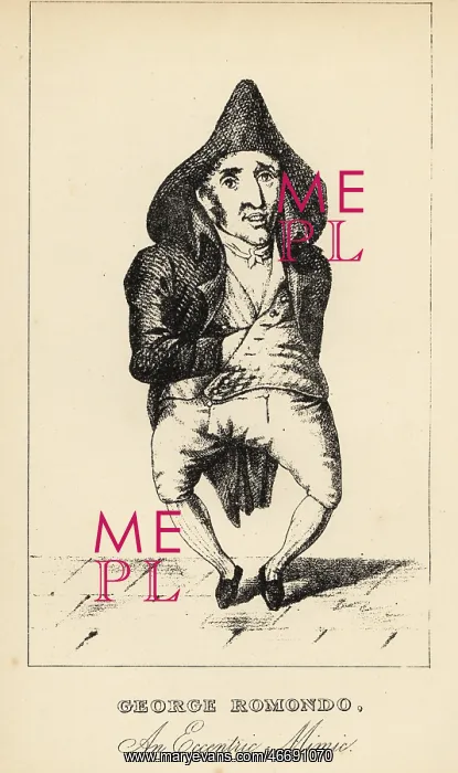 : George Romondo, an eccentric mimic, 18th century : George Romondo, an eccentric mimic, 18th century