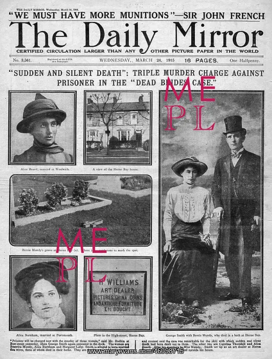 : George Smith, Brides In The Bath murder case : George Smith, Brides In The Bath murder case
