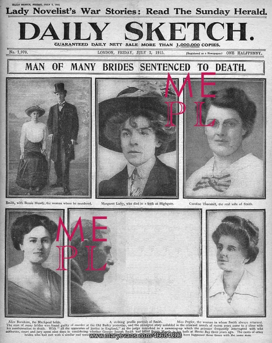 : George Smith, Brides In The Bath murder case : George Smith, Brides In The Bath murder case