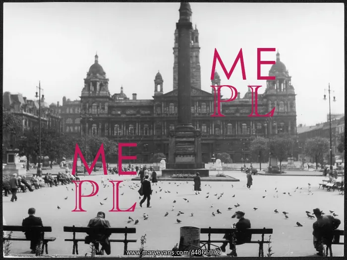 : GEORGE SQUARE, GLASGOW : GEORGE SQUARE, GLASGOW