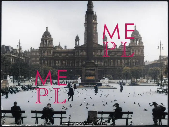 : GEORGE SQUARE, GLASGOW : GEORGE SQUARE, GLASGOW