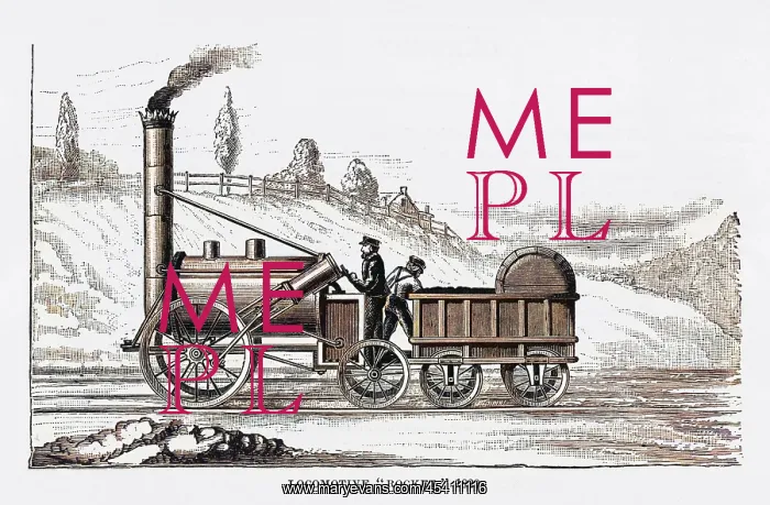 : George Stephenson's locomotive, the Rocket : George Stephenson's locomotive, the Rocket