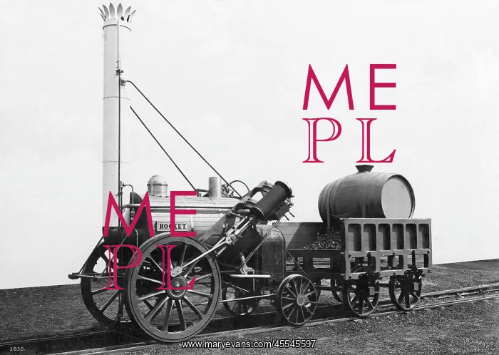 : George Stephenson's Rocket - the pre-1923 replica : George Stephenson's Rocket - the pre-1923 replica