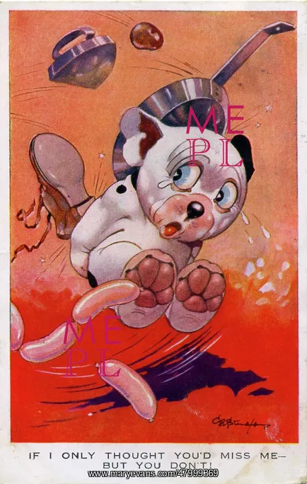: George Studdy, Bonzo postcard : George Studdy, Bonzo postcard