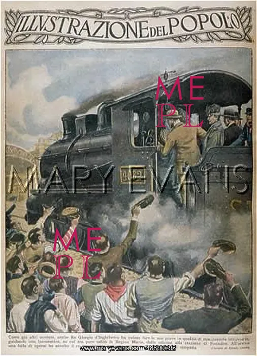 : GEORGE V DRIVES TRAIN : GEORGE V DRIVES TRAIN