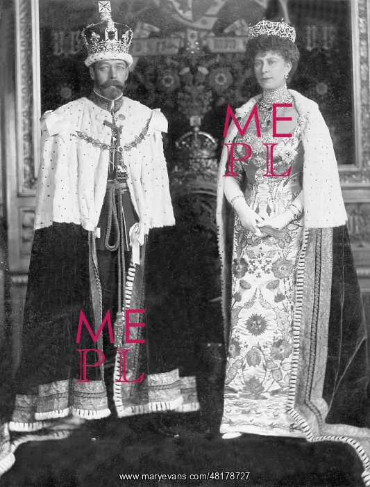 : George V and Queen Mary, 1910 : George V and Queen Mary, 1910