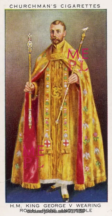 : GEORGE V / ROBE & STOLE : GEORGE V / ROBE & STOLE