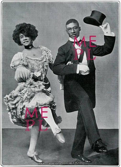 : George Walker and Ada Overton Walker in In Dahomey : George Walker and Ada Overton Walker in In Dahomey